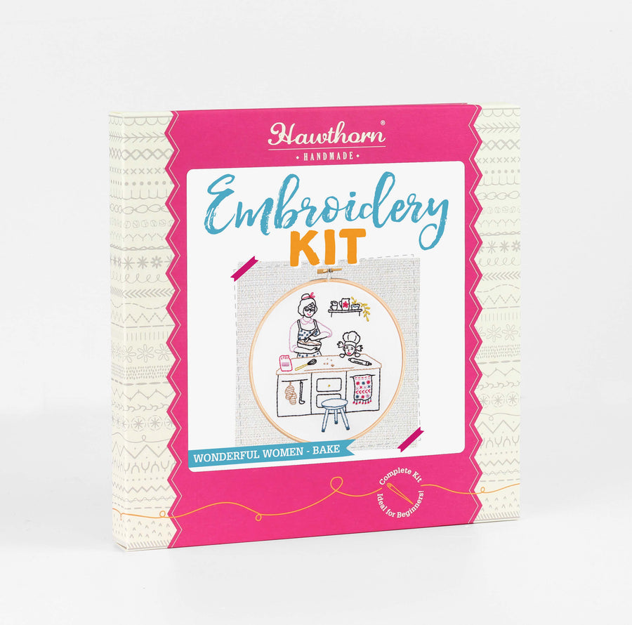 Wonderful Women “Bake” embroidery kit