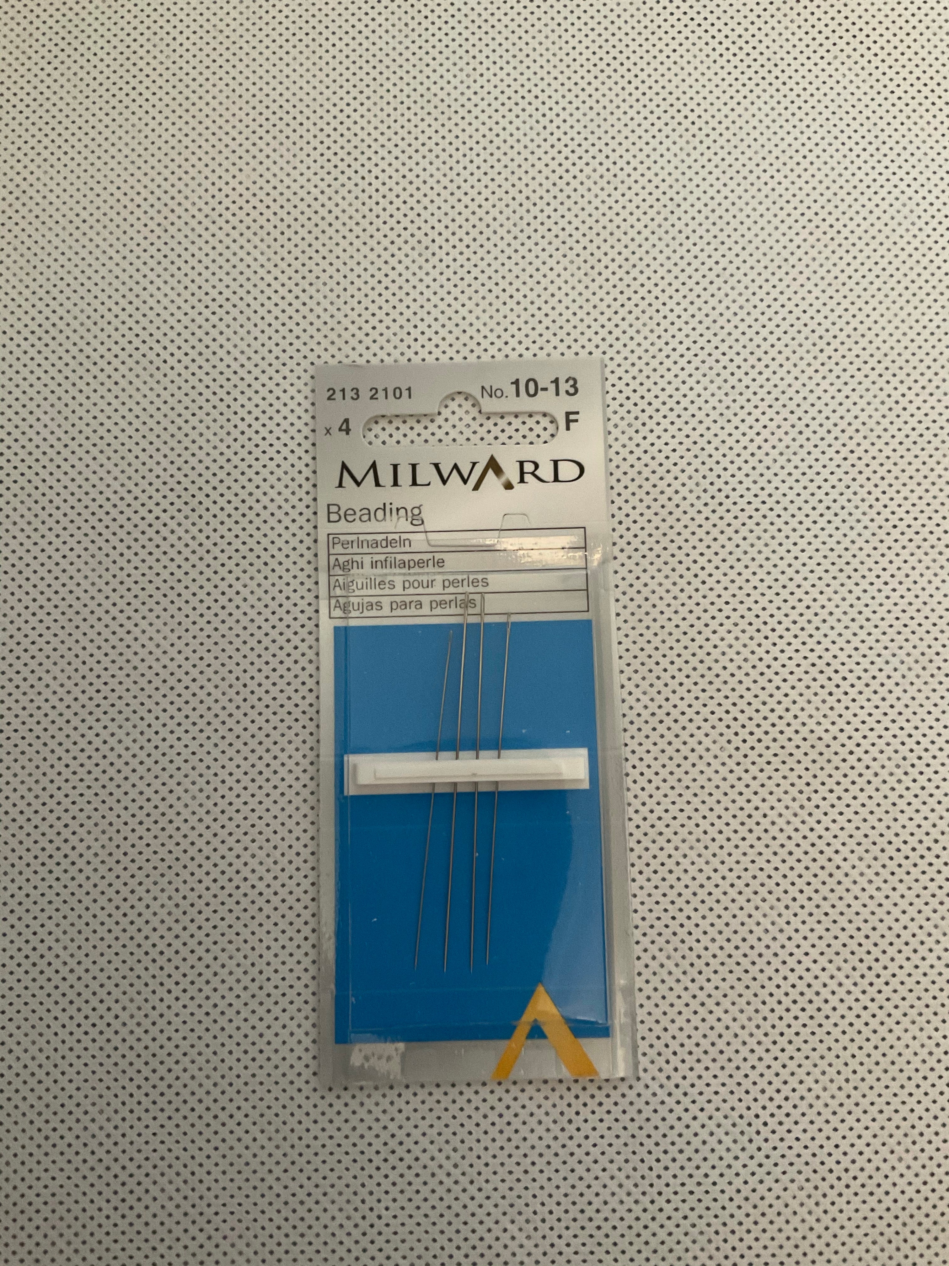 Milward beading needles10-13