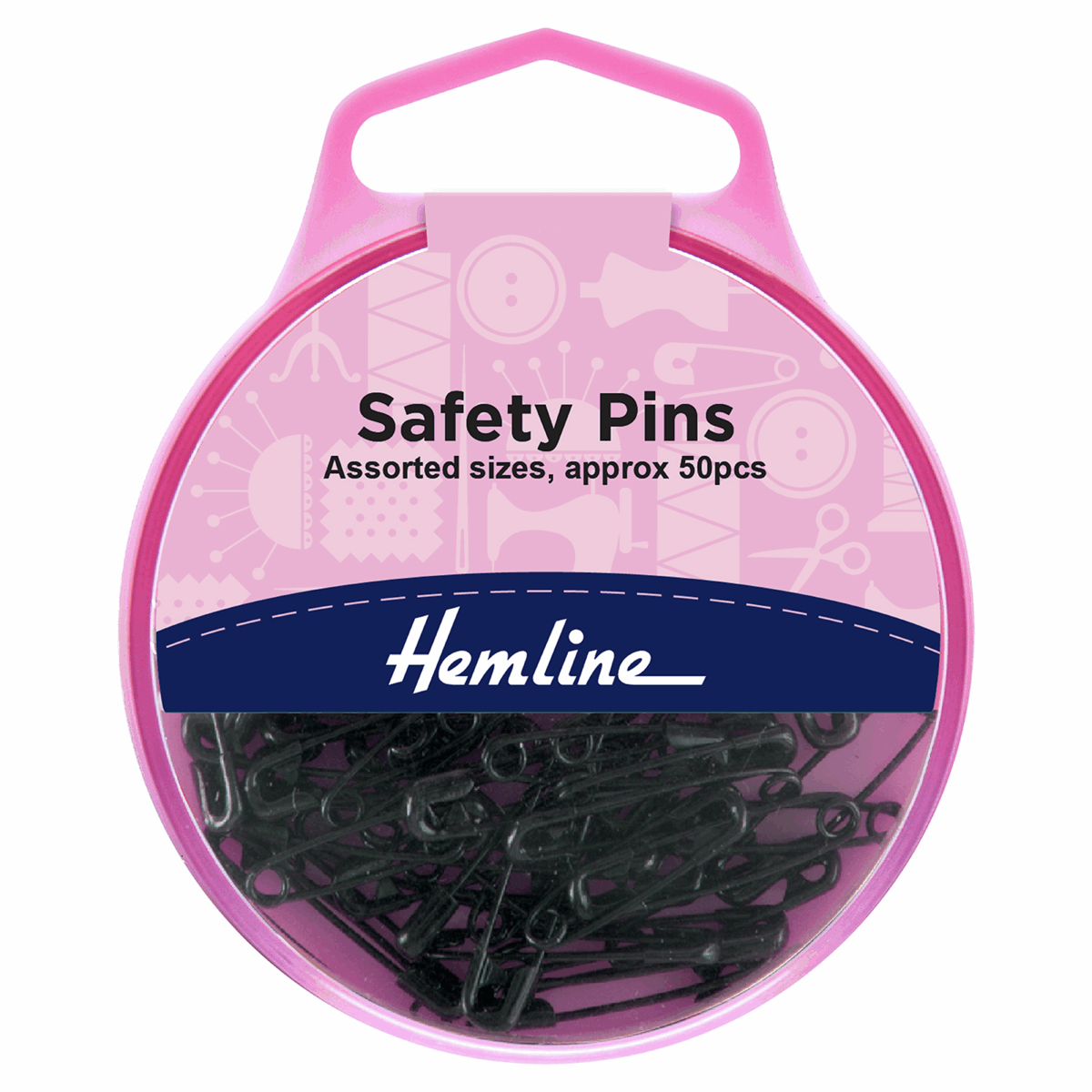 Safety Pins Black