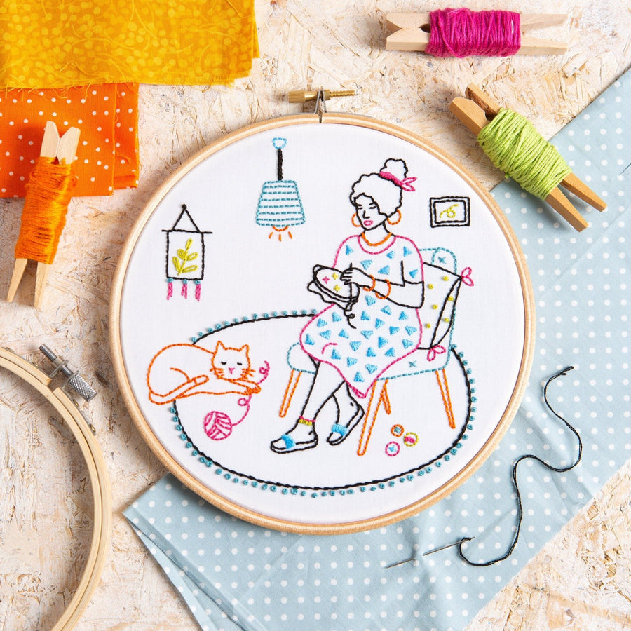 Wonderful Women “Relax” embroidery kit